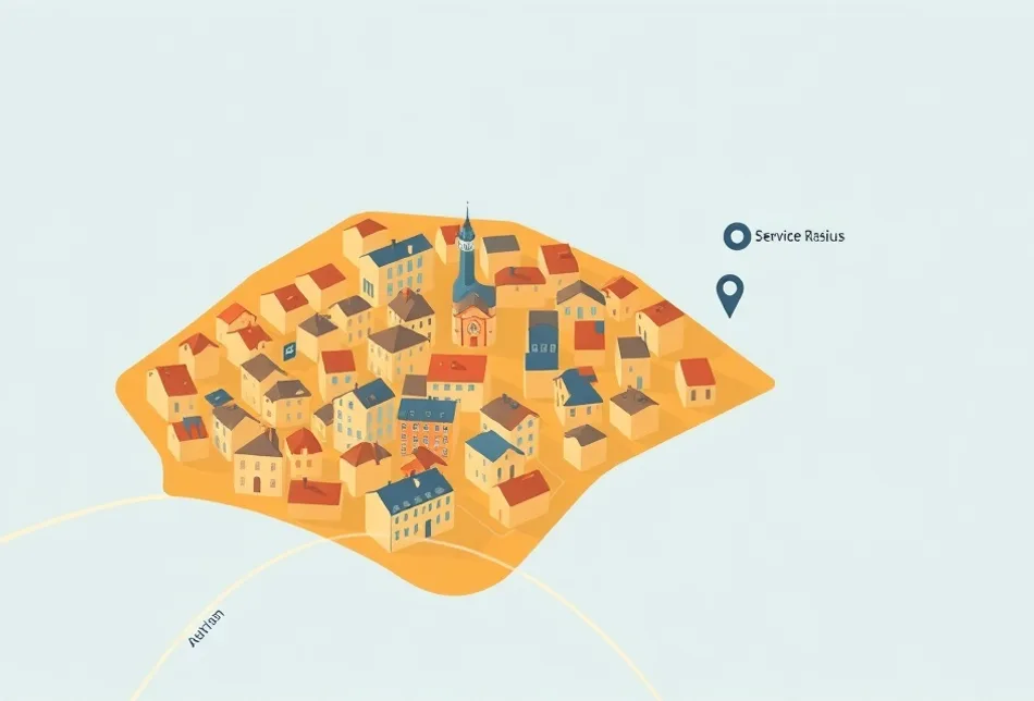 Carte du secteur d'intervention autour de Montfermeil (93370)
